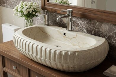 Cubas Esculpidas em Pedra (Banheiro/Lavabo)