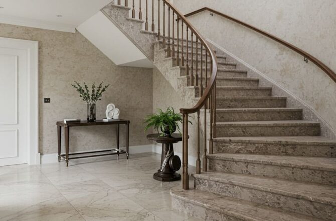 Escadas em Mármore ou Granito (Retas e Espiraladas)