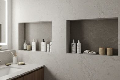 Nichos de Banheiro em Mármore ou Quartzo