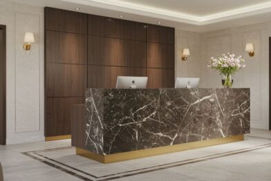 Tampas para Balcões e Balcões de Recepção