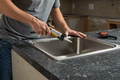 Como Colar Cuba de Inox no Granito​?